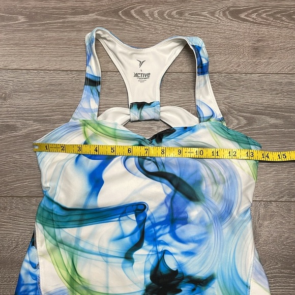 Old Navy Active Workout Tank Built in Bra Cutout Back S - Picture 8 of 16
